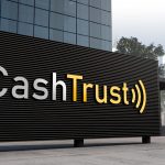 outdoor signage with logo on the landscape pylon